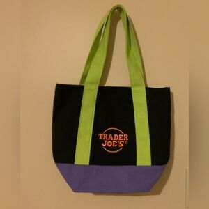 Trader Joe's Halloween Mini Canvas Tote Bag